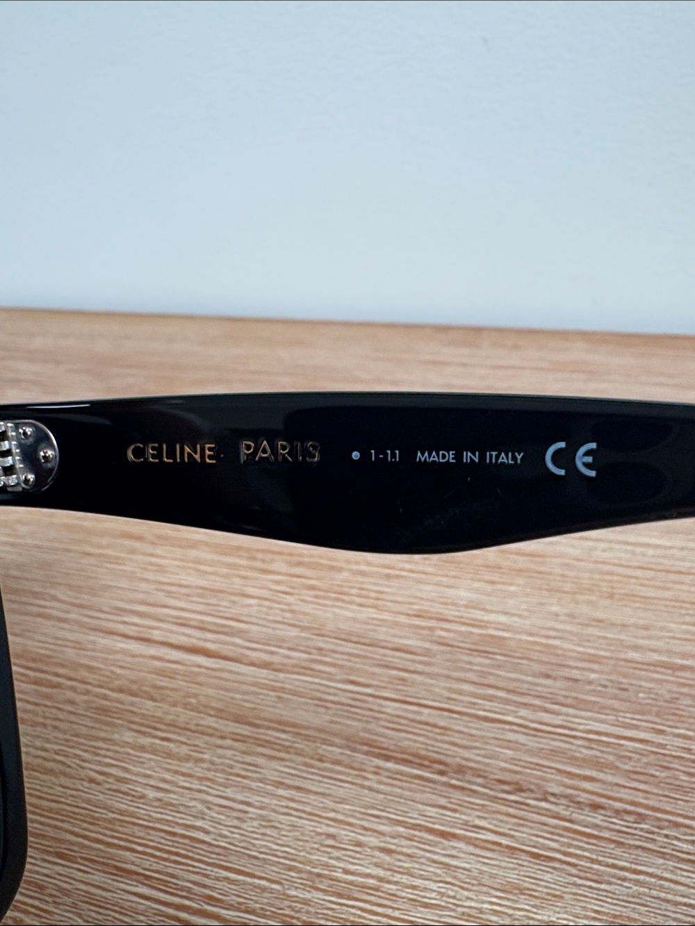 Celine Black Oversized Sunglasses - Picture 6 of 8